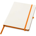 Spectrum A5 hard cover notebook with coloured edge, Orange