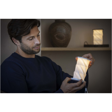 Logotrade promotional product image of: Celestia foldable recycled plastic table lamp