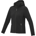 Langley women's GRS recycled softshell jacket, Black