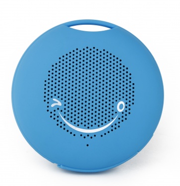 Logo trade ärikingituse pilt: Silikoonist mini-Bluetooth-kõlar, sinine
