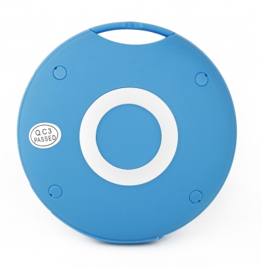 Logo trade reklaamtooted foto: Silikoonist mini-Bluetooth-kõlar, sinine