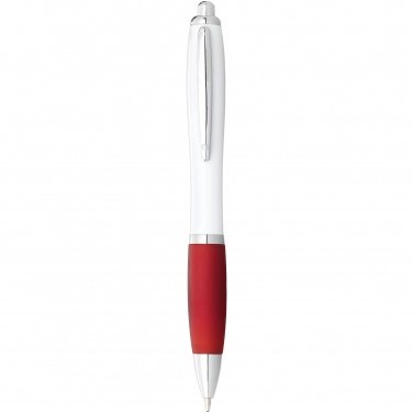 Logotrade reklaamkingi foto: Nash pastapliiats, punane/valge