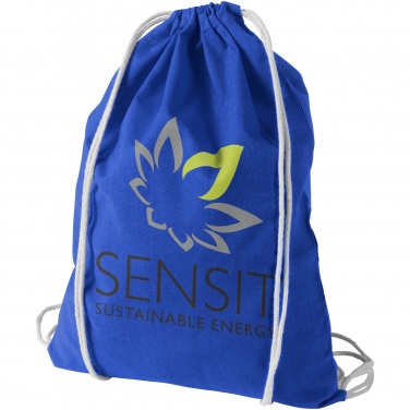 Logotrade meened pilt: Oregon puuvillane premium seljakott, sinine