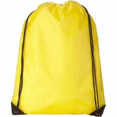 Logo trade ärikingitused foto: Oriole stiilne seljakott-sussikott, kollane