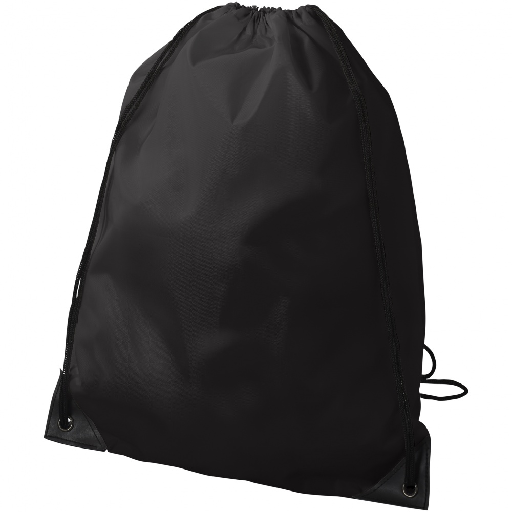 Logo trade reklaamkingid foto: Oriole stiilne seljakott-õlakott, must