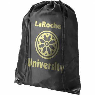 Logotrade ärikingid pilt: Oriole stiilne seljakott-õlakott, must