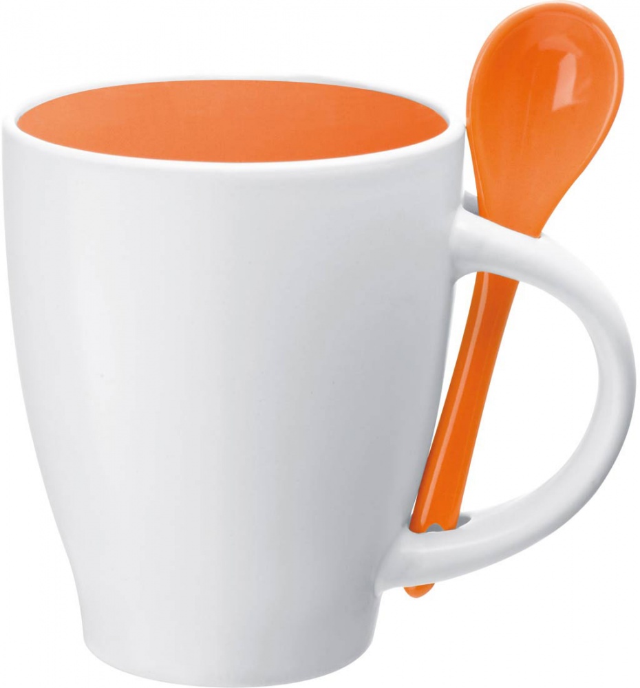 Logotrade ärikingitused pilt: Keraamiline tass, oranž
