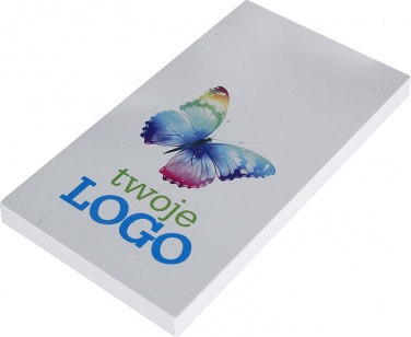 Logo trade reklaamkingituse pilt: Powerbank 2200 mAh with USB port in a box, valge