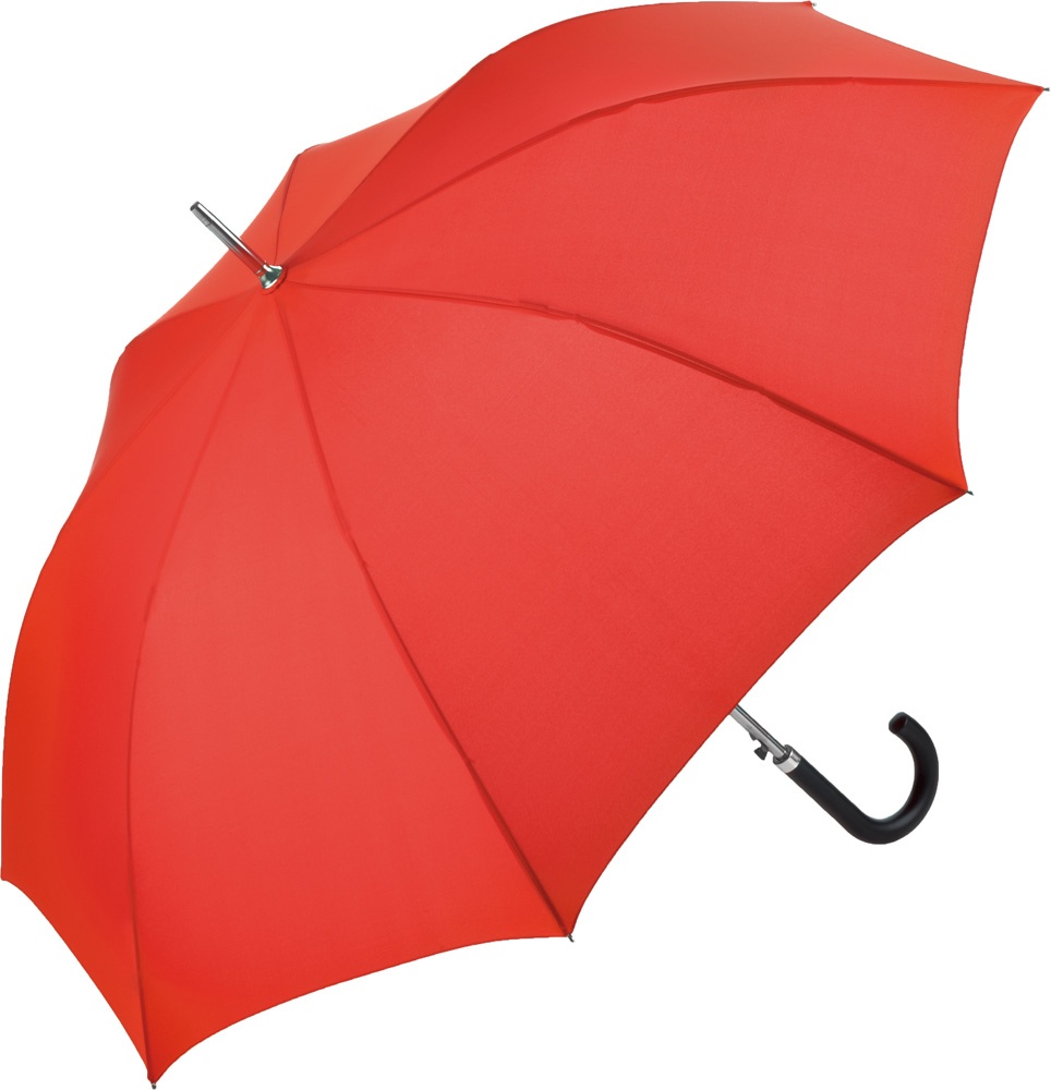 Logotrade firmakingi foto: AC golf fiiberklaasist karkassiga vihmavari, punane