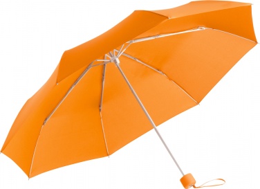 Logo trade firmakingid foto: Tuulekindel väike vihmavari Alu mini, 5008, oranž