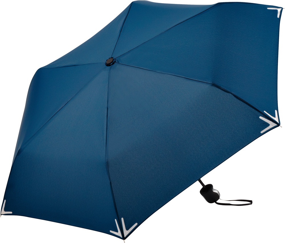 Logo trade ärikingituse pilt: Helkuräärisega minivihmavari Safebrella® 5071, sinine