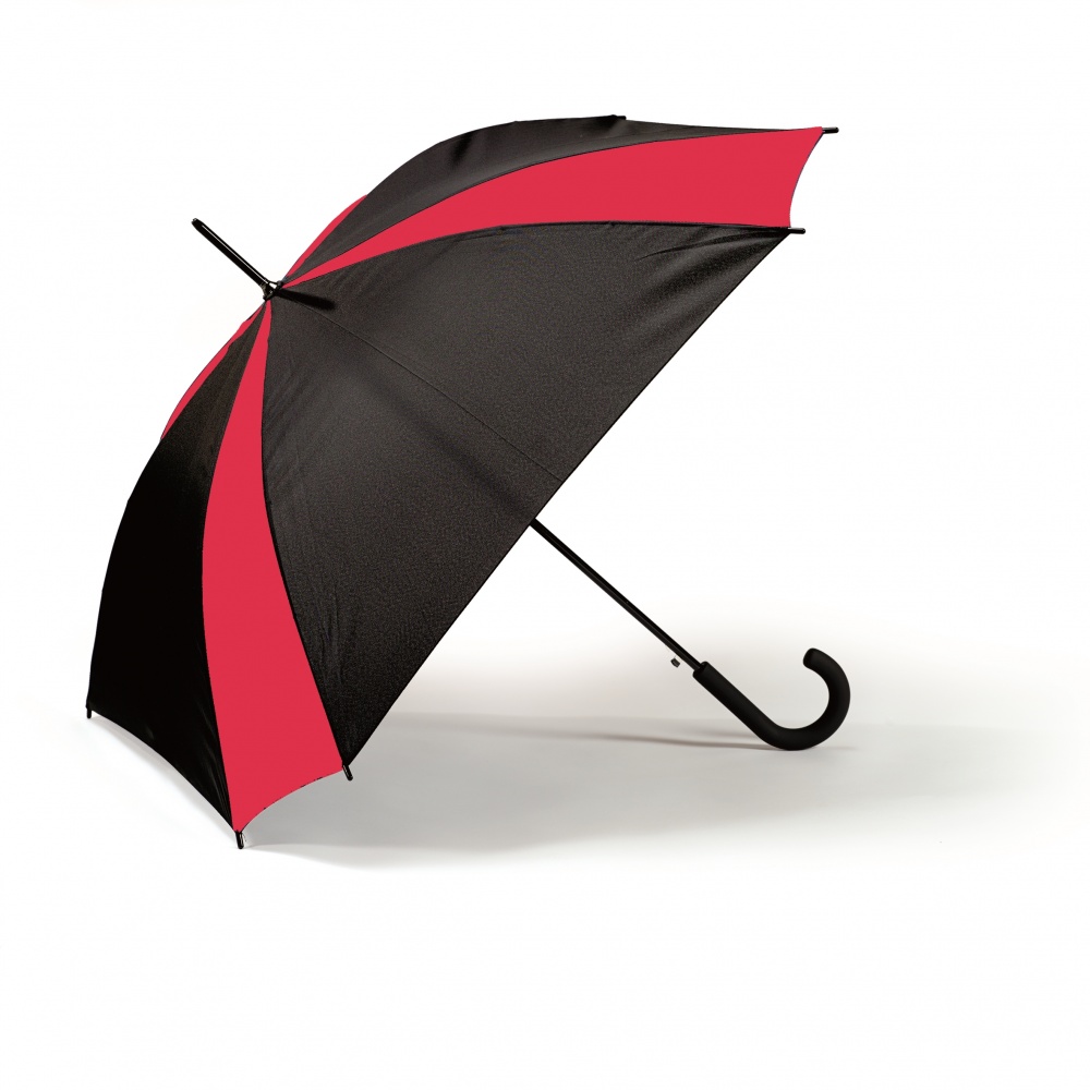 Logo trade reklaamkingid foto: Kirju vihmavari Saint-Tropez, punane/must
