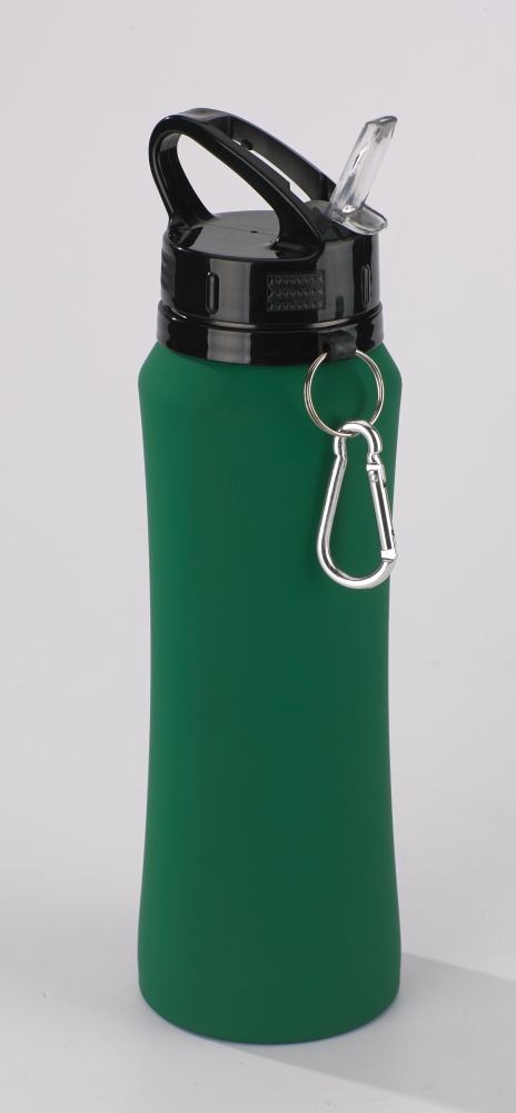 Logotrade ärikingituse foto: Colorissimo puutel pehme joogipudel, 700 ml, roheline
