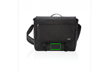 Logo trade reklaamkingitused foto: Reklaamkingitus: Swiss Peak RFID 15" laptop messenger bag PVC free, black