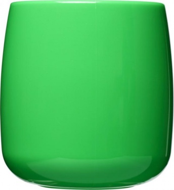 Logo trade reklaamkingi pilt: Plastikust mugav kohvikruus Classic, heleroheline