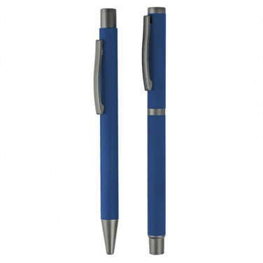 Logotrade ärikingi foto: Komplekt: pastakas ja tindipliiats, sinine