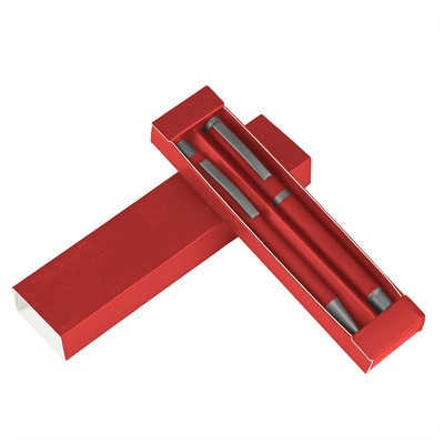 Logotrade firmakingid pilt: Komplekt: pastakas ja tindipliiats, punane