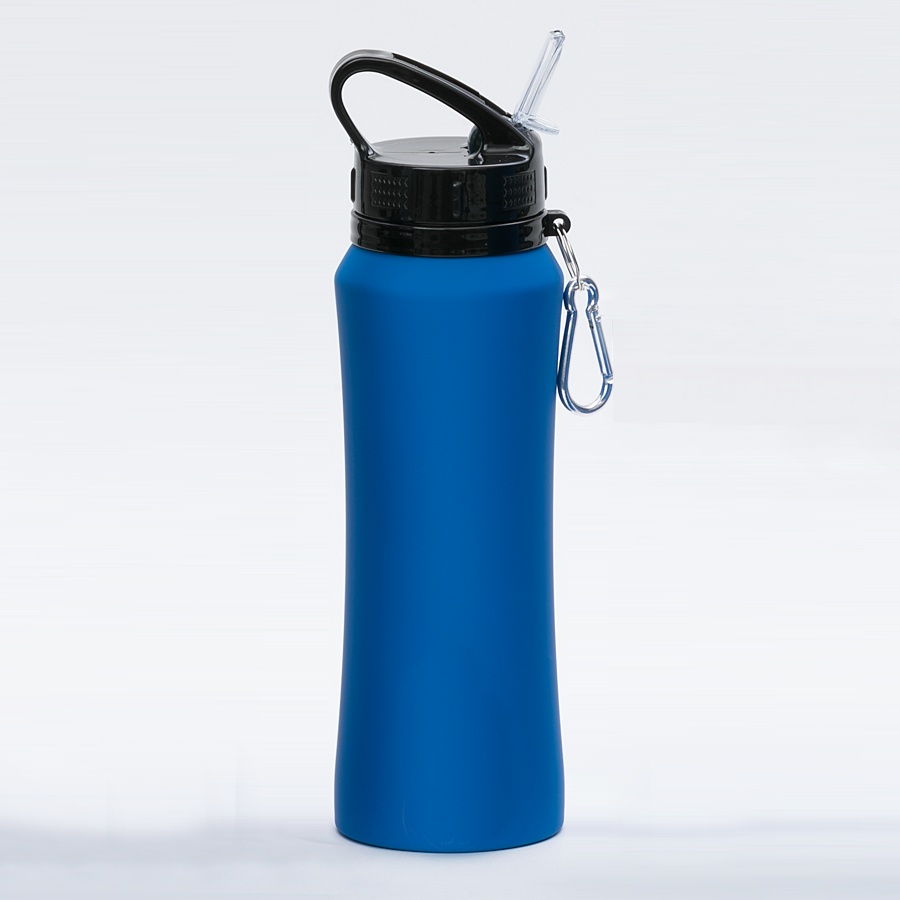 Logo trade reklaamkingitused foto: Colorissimo puutel pehme joogipudel, 700 ml, sinine