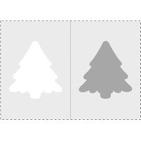 Logotrade meene foto: TreeCard jõulukaart, kuusk