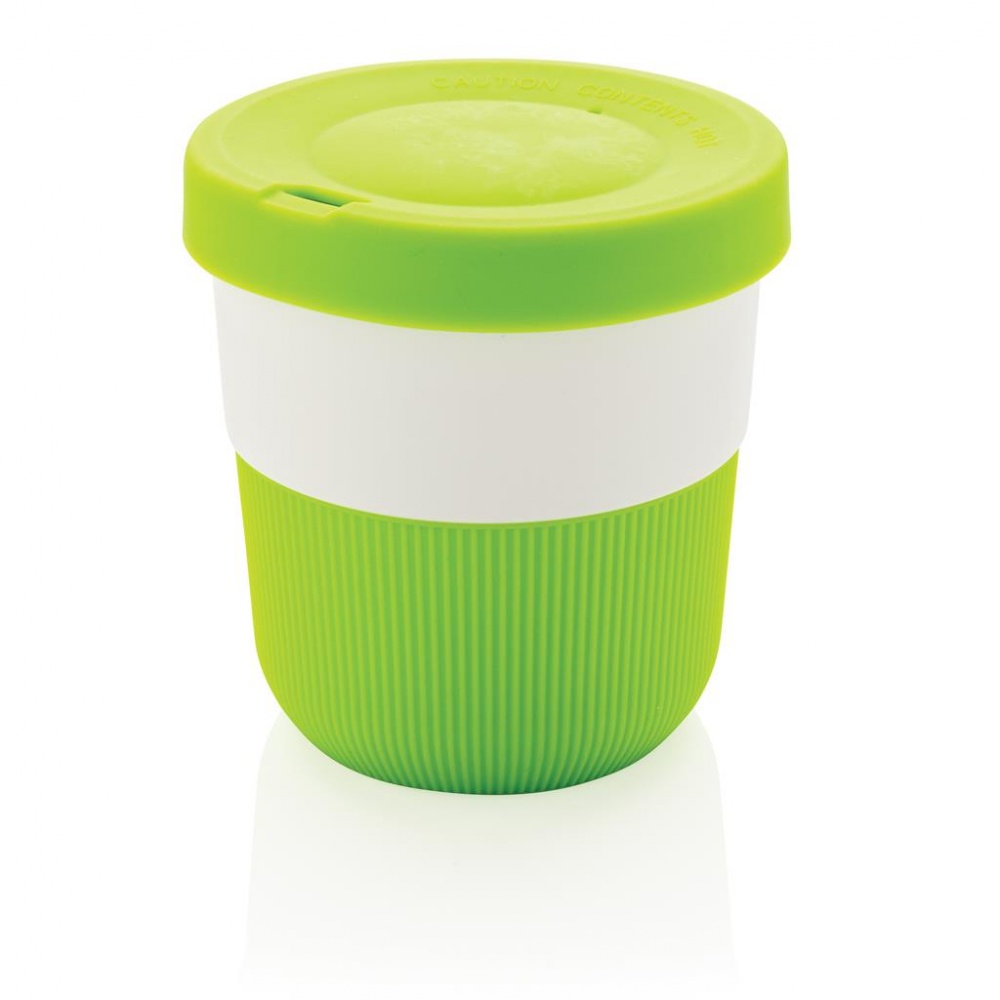 Logotrade reklaamkingituse foto: PLA cup coffee to go 280ml, roheline