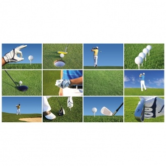 Logo trade reklaamkingituse pilt: Golfipallide komplekt, valge