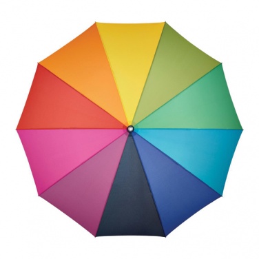 Logotrade firmakingituse foto: ##Vikerkaarevärvides ALU light10 tuulekindel vihmavari