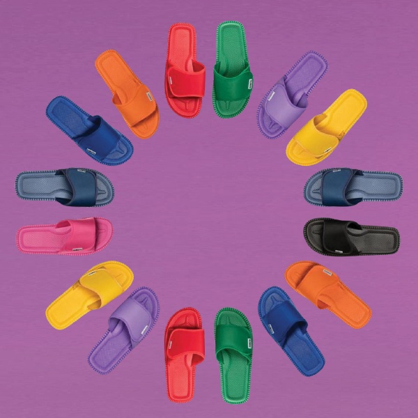 Logotrade reklaamkingituse foto: Kubota värvilised sandaalid