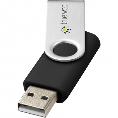 Logotrade reklaamkingid pilt: Pööratav põhiline 32 GB USB-mälupulk