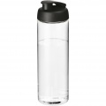 H2O Active® Vibe 850 ml keeratava kaanega spordipudel, Läbipaistev / tahke must