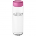 H2O Active® Vibe 850 ml keeratava korgiga veepudel, Läbipaistev / roosa