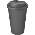 Americano® Eco 350 ml taaskasutatud trummel koos lekkekindla kaanega, Hall