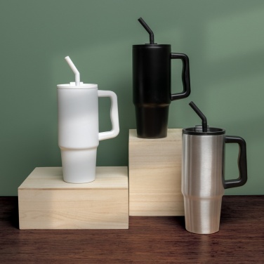 Logotrade reklaamtooted pilt: Embrace deluxe roostevabast terasest termoskruus, 900 ml