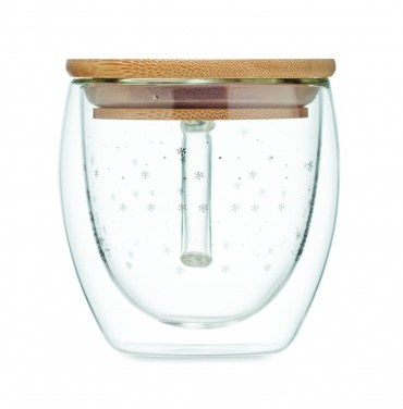 Logotrade firmakingi foto: Kaheseinaline borosilikaatkruus