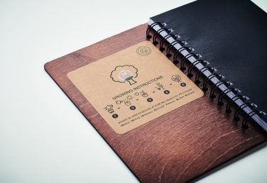 Logotrade reklaamkingid pilt: A5 Kasepuu GROWBOOK™