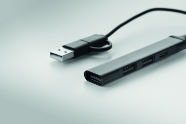 Logotrade ärikingid pilt: USB 4 pordiga jaotur 19 cm