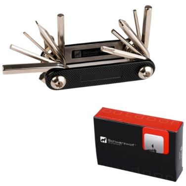 Logotrade reklaamtoote foto: Jalgratta tööriistakomplekt TIBESTI Schwarzwolf