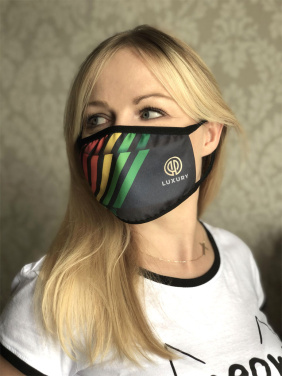 Logotrade reklaamtooted pilt: MARS PRO puuvillane mask (suurus M) koos tasku ja HEPA-filtriga 1380165