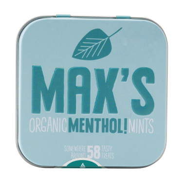 Logo trade reklaamkingid foto: Max's Mints Organic Menthol Mints