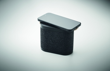 Logotrade meene foto: WUSIC 15 W juhtmevaba laadija kõlar