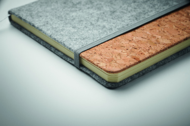 Logotrade ärikingituse foto: CORKBOOK A5 RPET korgist märkmik