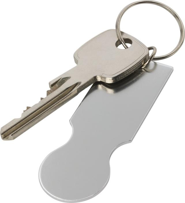 Logo trade reklaamkingitused foto: Rhea hõbedane võtmehoidja ostukärule