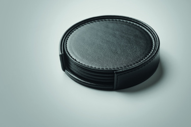 Logo trade ärikingitused foto: POSA 4 PU nahast tassialuste komplekt