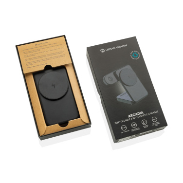 Logo trade reklaamkingitused foto: Urban Vitamin Arcadia RCS plastikust 15W 3in1 magnetiline laadija