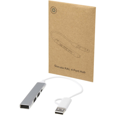 Logotrade ärikingid pilt: Alkaid 4-pordiline USB-A ja Type-C jaotur kahe sisendiga
