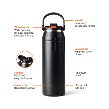 Logotrade reklaamkingi foto: Nordic Drift Trail RCS isoleeritud spordipudel 940ml