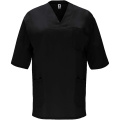 Panacea 160 g/m2 unisex lühikeste varrukatega pluus, Must
