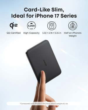 Logo trade firmakingid foto: Anker Nano Wireless Power Bank 5K 15W MagGo slim Qi 2.0