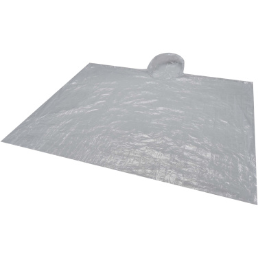 Logotrade ärikingitused pilt: Uduponcho ümmarguses plastkarbis karabiiniga