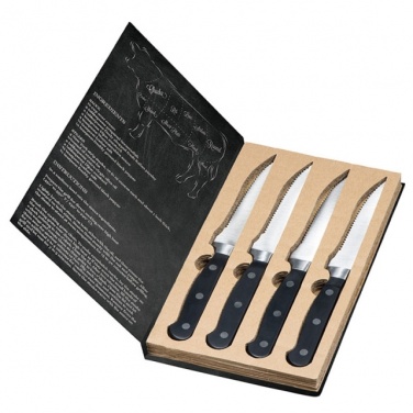 Logo trade mainoslahjat ja liikelahjat kuva: Steak knife set London  color black