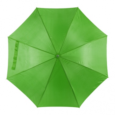 Logo trade liikelahja mainoslahja tuotekuva: Automatic umbrella 'Le Mans'  color green